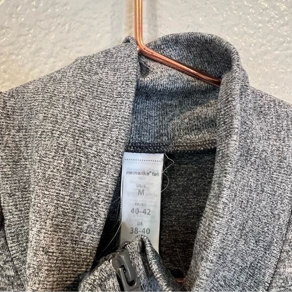 Marika Tek Zip-Front Seamless Jacket full zip heather gray - Picture 5 of 7